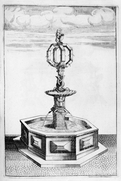 Springvandsdesign, 1664 af Georg Andreas Bockler