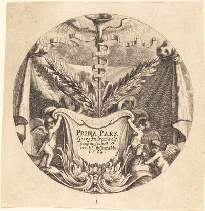 Titel side af Georg Andreas Wolfgang the Elder