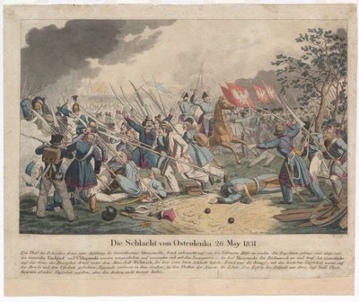 Slaget ved Ostroleka den 26. maj 1831 af Georg Benedikt Wunder