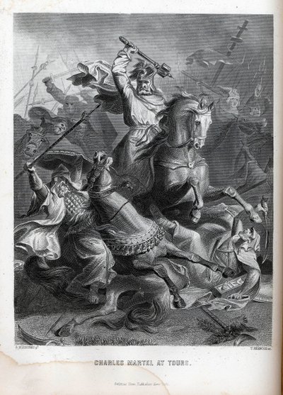 Charles Martel ved Tours, 1882 af Georg Bleibtreu