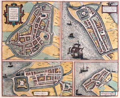 Bolsward, Stavoren, Harlingen og Hindelopen, Holland - i 