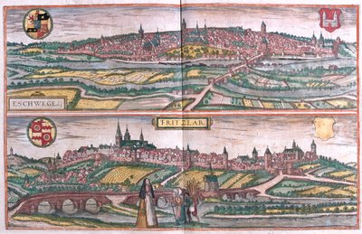 Eschwege og Fritzlar, Tyskland - i 