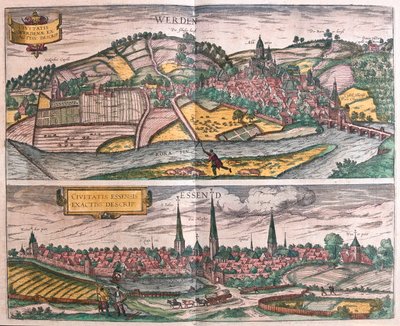 Essen og Werden, Tyskland - i 