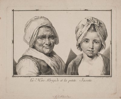Moder Brigide og lille Javotte af Georg Christian Schule