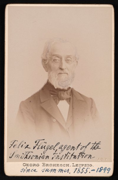Portræt af Felix Flugel 1820-1904, 1894. af Georg Conrad Adolph Brokesch