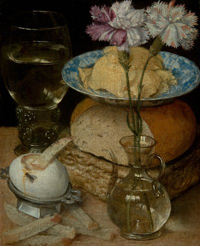 Morgenmad med et æg af Georg Flegel