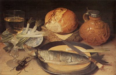 Tysk: Stilleben med hjortebille Stilleben med hjortebille af Georg Flegel