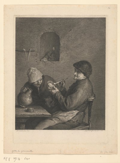 Ryger og drikker af Georg Friedrich Schmidt