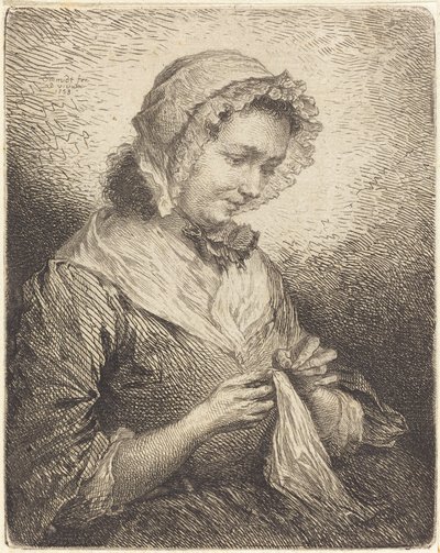 Kunstnerens Hustru Syning af Georg Friedrich Schmidt