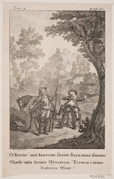 Illustration til Don Quixote af Georg Haas