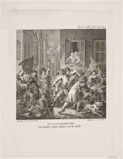 Illustration til Holbergs Komedier af Georg Haas