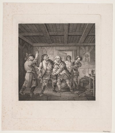 Illustration til Holbergs Komedier af Georg Haas