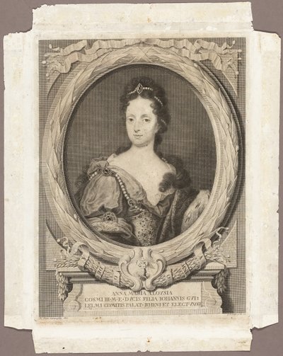 Anna Maria Luisa af Georg Martin Preissler