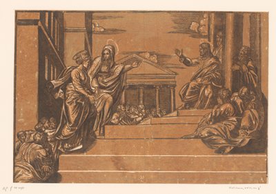 Martha fører Maria Magdalene til templet af Georg Matheus