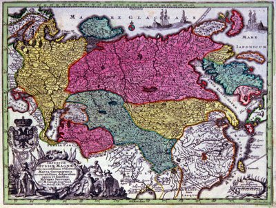 Det russiske imperium af Georg Matthäus Seutter