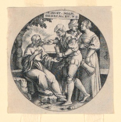 Kristus i haven af Georg Pencz