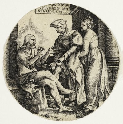 Clothing the Naked, fra The Seven Acts of Mercy af Georg Pencz