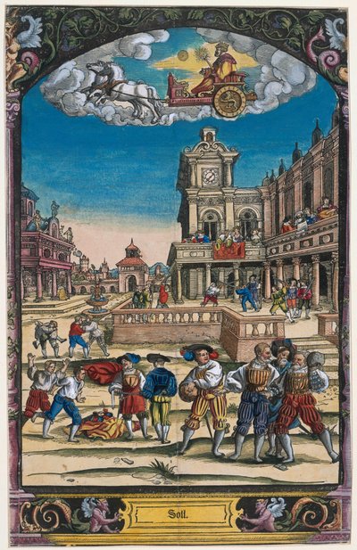 Die sieben Planeten: Sonne af Georg Pencz