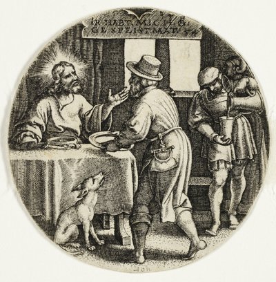 Feeding the Hungry, fra The Seven Acts of Mercy af Georg Pencz