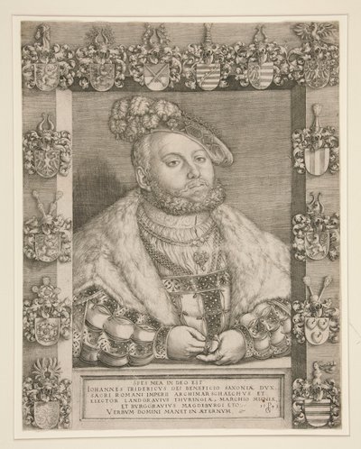 Frederick den kloge, valg af Sachsen af Georg Pencz