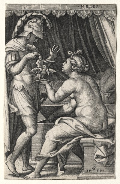 Medea og Jason af Georg Pencz