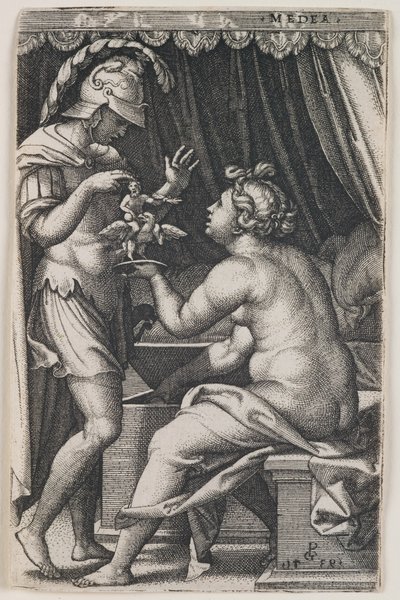 Medea og Jason af Georg Pencz