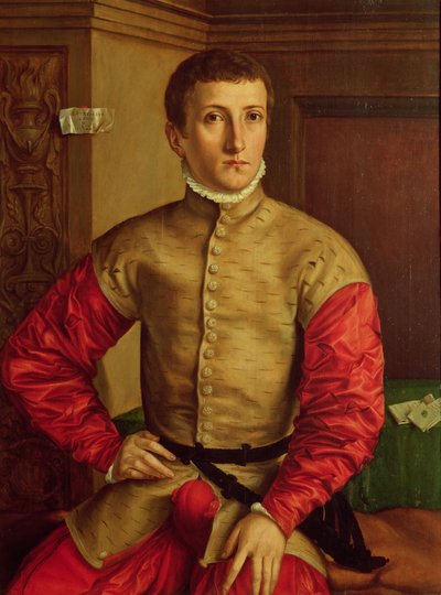 Portræt af en ung mand, 1544 af Georg Pencz