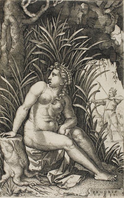Procris, fra græske heltinder af Georg Pencz