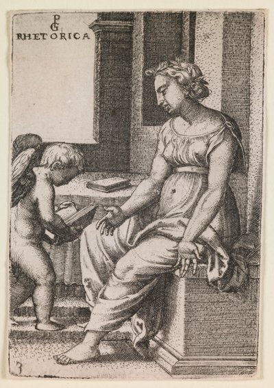 Rhetorica, fra serien "The Liberal Arts" af Georg Pencz