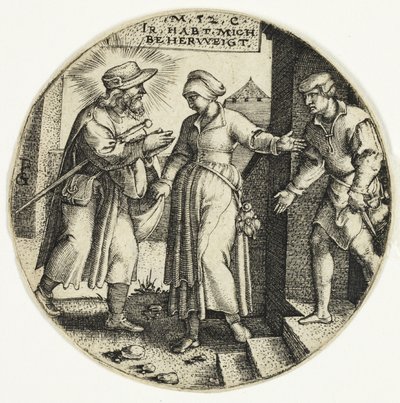 Sheltering Strangers, fra The Seven Acts of Mercy af Georg Pencz