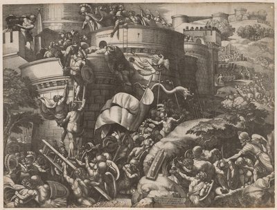 Belejringen af Karthago, 1539. af Georg Pencz