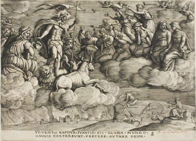 Evighedens triumf, plade seks fra The Triumphs of Petrarch af Georg Pencz