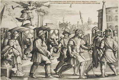 The Triumph of Fame, plade tre fra Triumphs of Petrarch af Georg Pencz