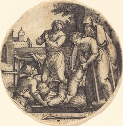 At begrave de døde af Georg Pencz