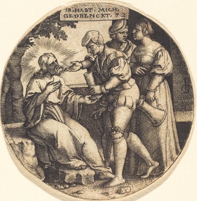 At give drikke til den tørstige af Georg Pencz