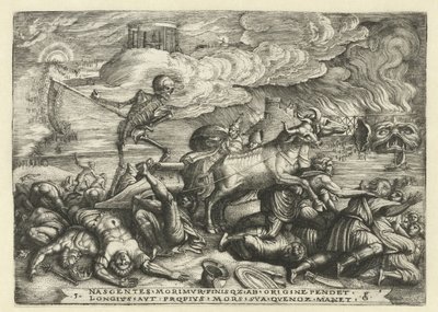 Dødens triumf Six Triumphs of Petrarch (serietitel) af Georg Pencz