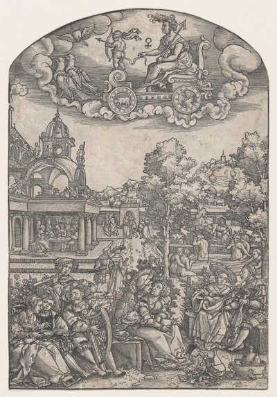 Venus, fra De syv planeter. af Georg Pencz
