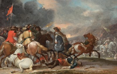 Kamp til hest af Georg Philipp Rugendas