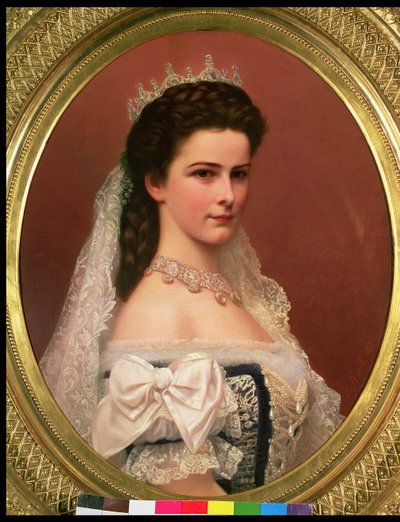 Kejserinde Elizabeth af Bayern (1837-98) i ungarsk dragt, 1867 af Georg Raab
