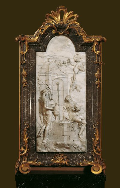 Kristus og den samaritanske kvinde af Georg Raphael Donner