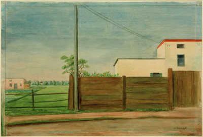 Georg Schrimpf, huse i Pasing af Georg Schrimpf