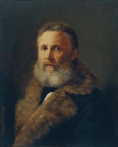 Maleren Carl Teibler, kunstnerens far af Georg Teibler