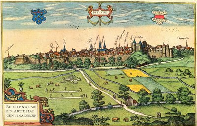 Bethune af Georg and Hogenberg Franz (1535 90) Braun
