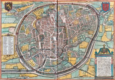 Brüssel, Belgien von Georg and Hogenberg Franz (1535-90) Braun