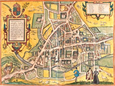 Cambridge, Storbritannien af Georg and Hogenberg Franz (1535-90) Braun