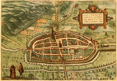 Kalkar, Deutschland von Georg and Hogenberg Franz (1535-90) Braun