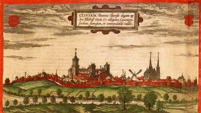 Kleve, Tyskland af Georg and Hogenberg Franz (1535-90) Braun