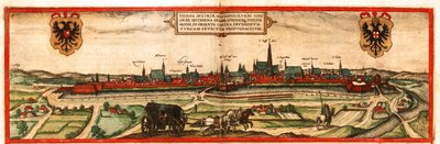 Wien, Østrig af Georg and Hogenberg Franz (1535 90) Braun
