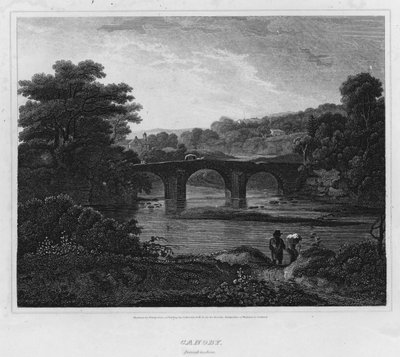 Canonbie, Dumfriesshire (gravering) af George (after) Arnald