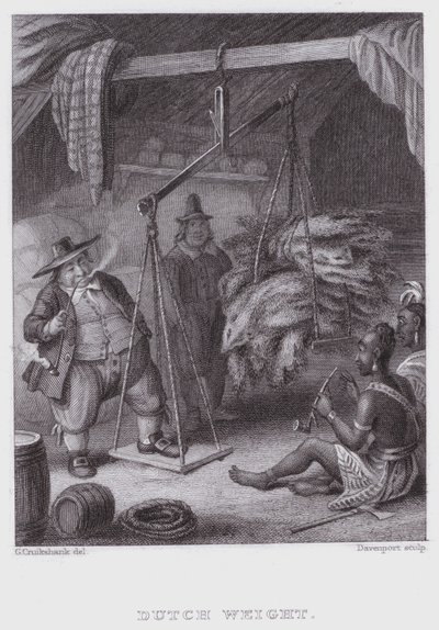 Hollandsk vægt (gravering) af George (after) Cruikshank